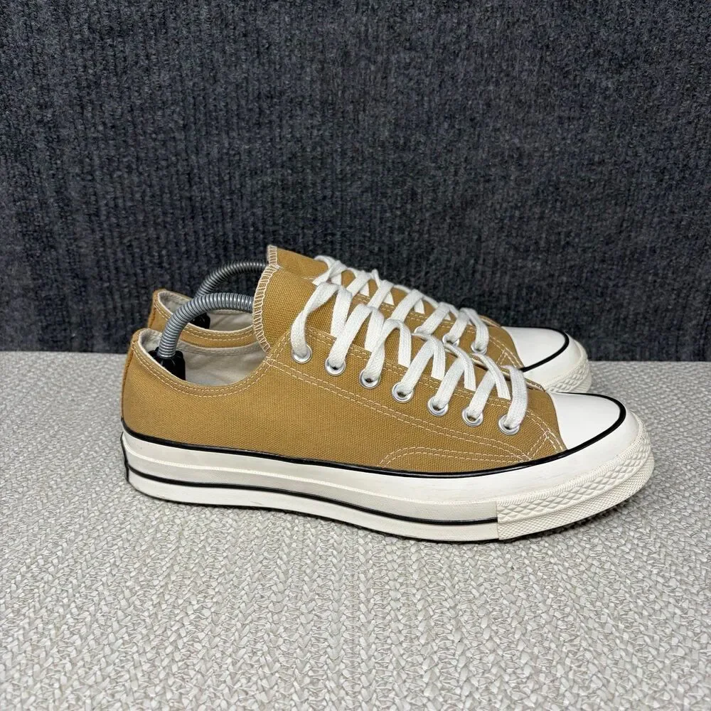 Converse Chuck 70 Low Toadstool Tan Egret Black Sneakers Shoes Mens Size 9